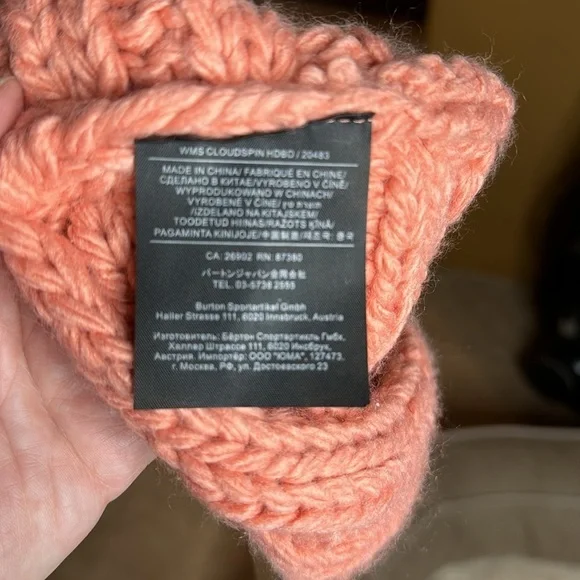 NWT Burton Women's Cloudspin Crabapple Headband - Picture 6 of 7